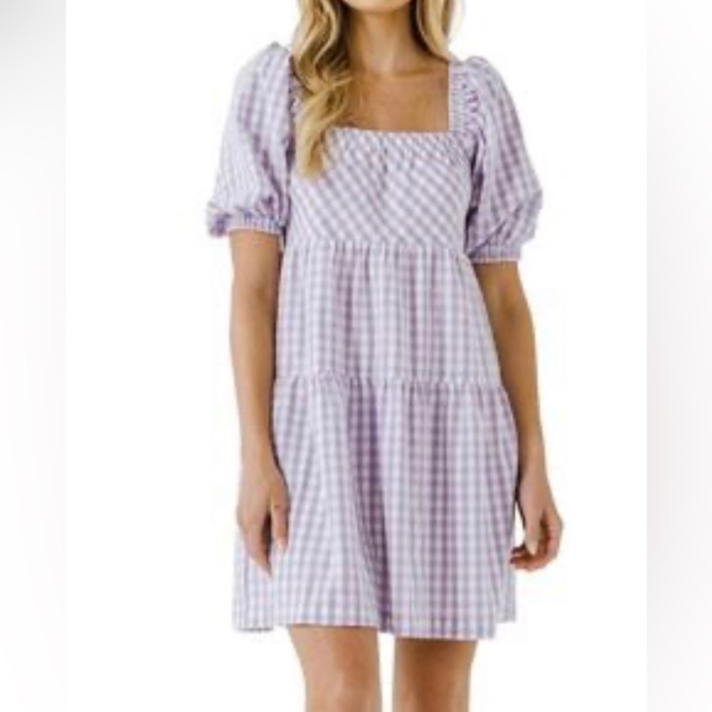 🙋‍♀️💁‍♀️English factory TWEED BABYDOLL DRESS